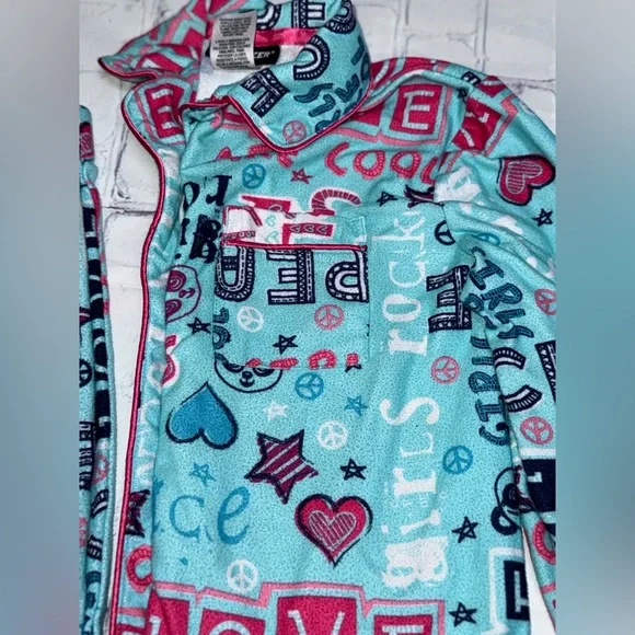 Joe Boxer Kids Pajama Set - Pink and Blue - Picture 3 of 5